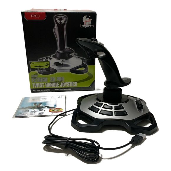 Logitech Extreme 3D Pro Twist Handle Joystick Flight Stick USB